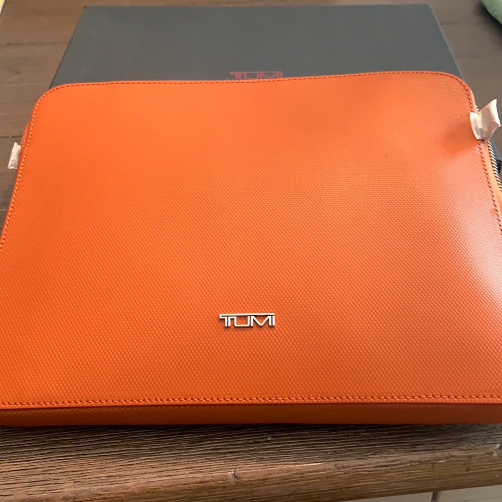 Tumi slim zip top crossbody for iPad